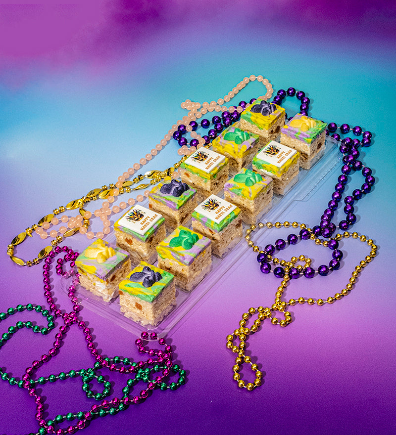 Deluxe Mardi Gras King Treats Gift Box