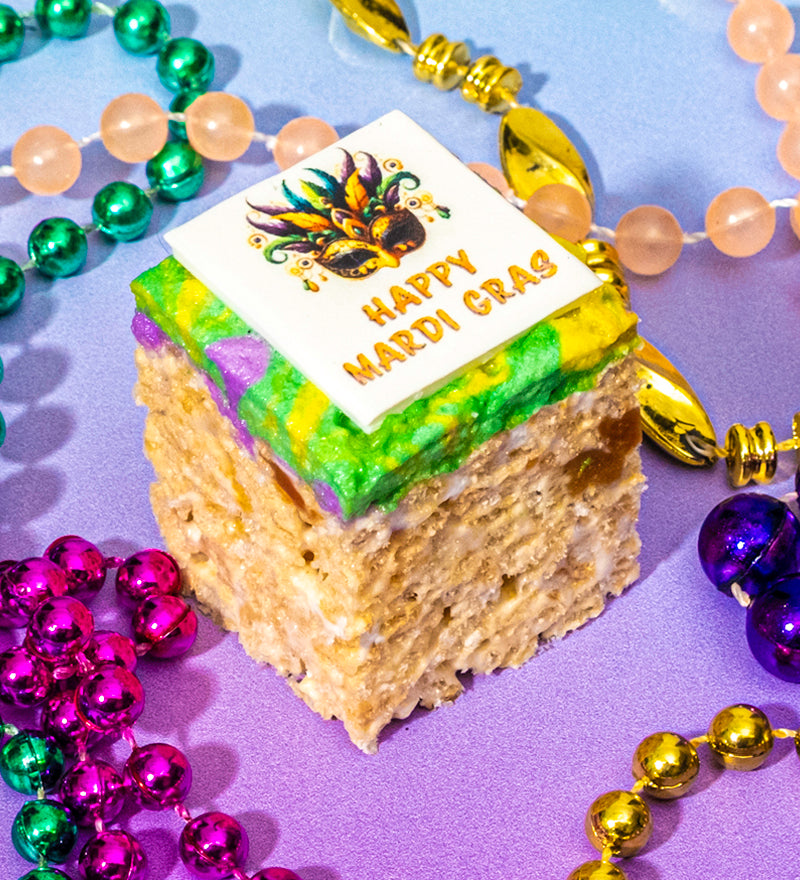 Deluxe Mardi Gras King Treats Gift Box