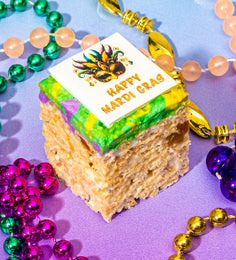 Deluxe Mardi Gras King Treats Gift Box