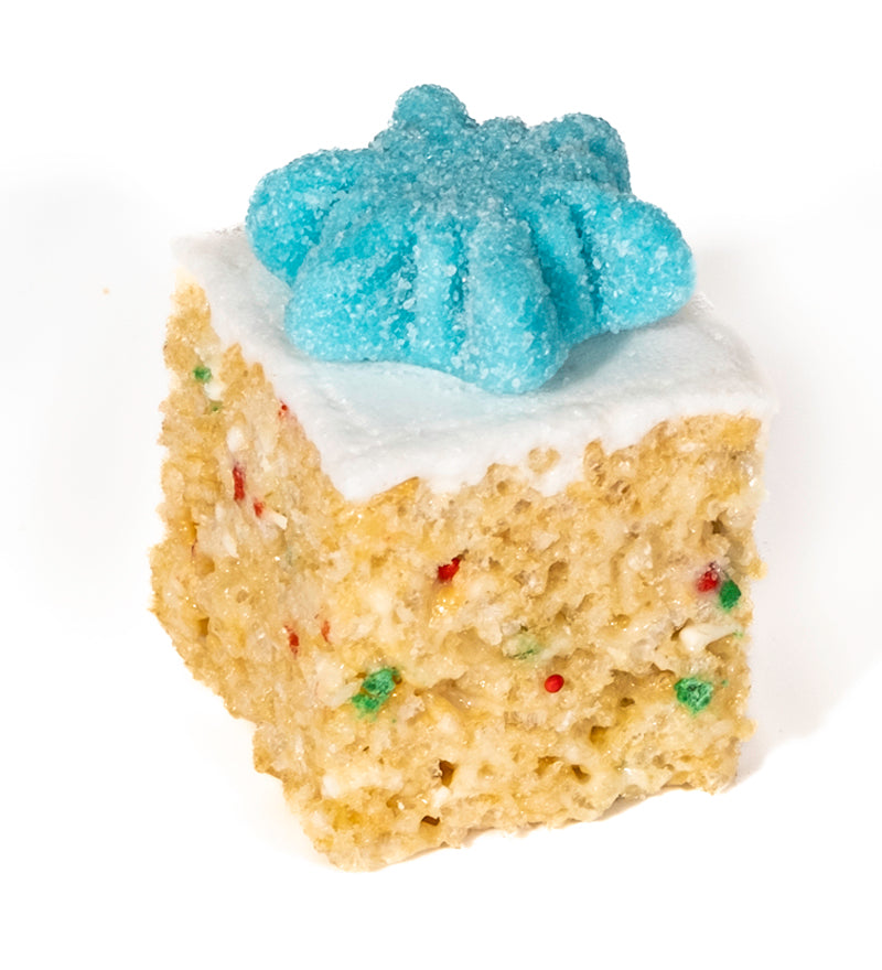 12 PACK OF CHRISTMAS THEMED RICE KRISPIE TREATS