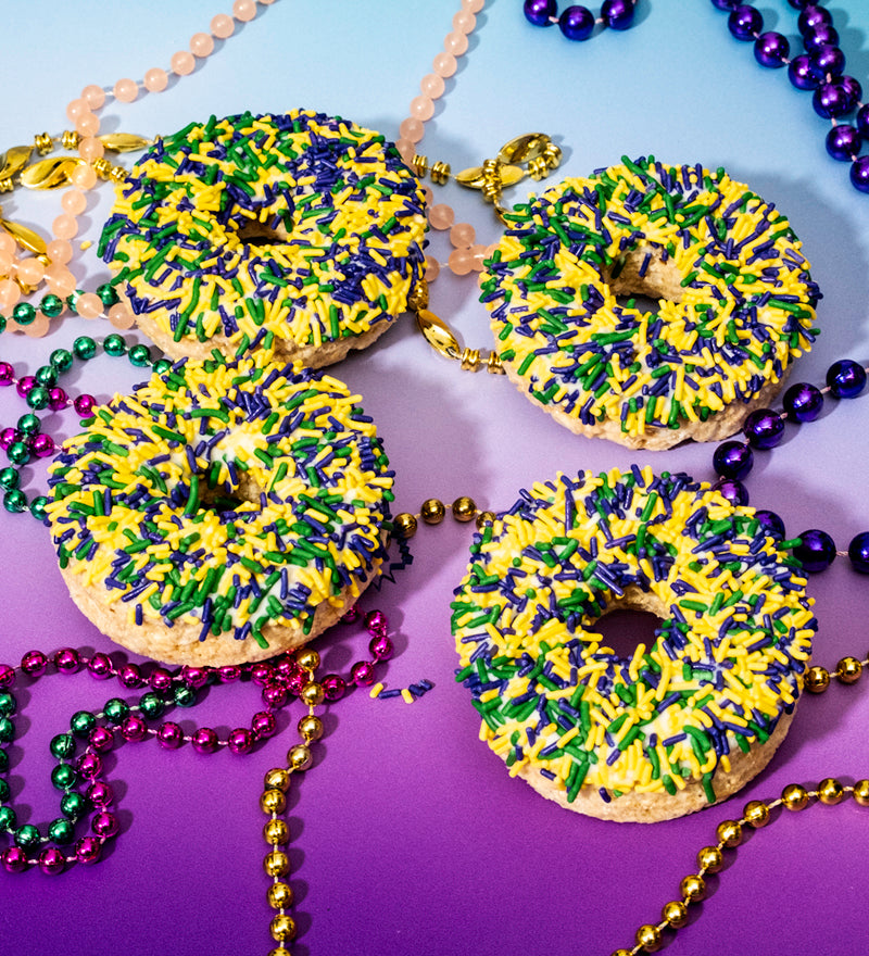 Deluxe Mardi Gras King Treats Gift Box