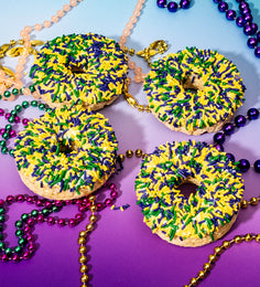 Deluxe Mardi Gras King Treats Gift Box
